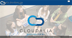 Desktop Screenshot of cloudalia.com