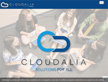 Tablet Screenshot of cloudalia.com